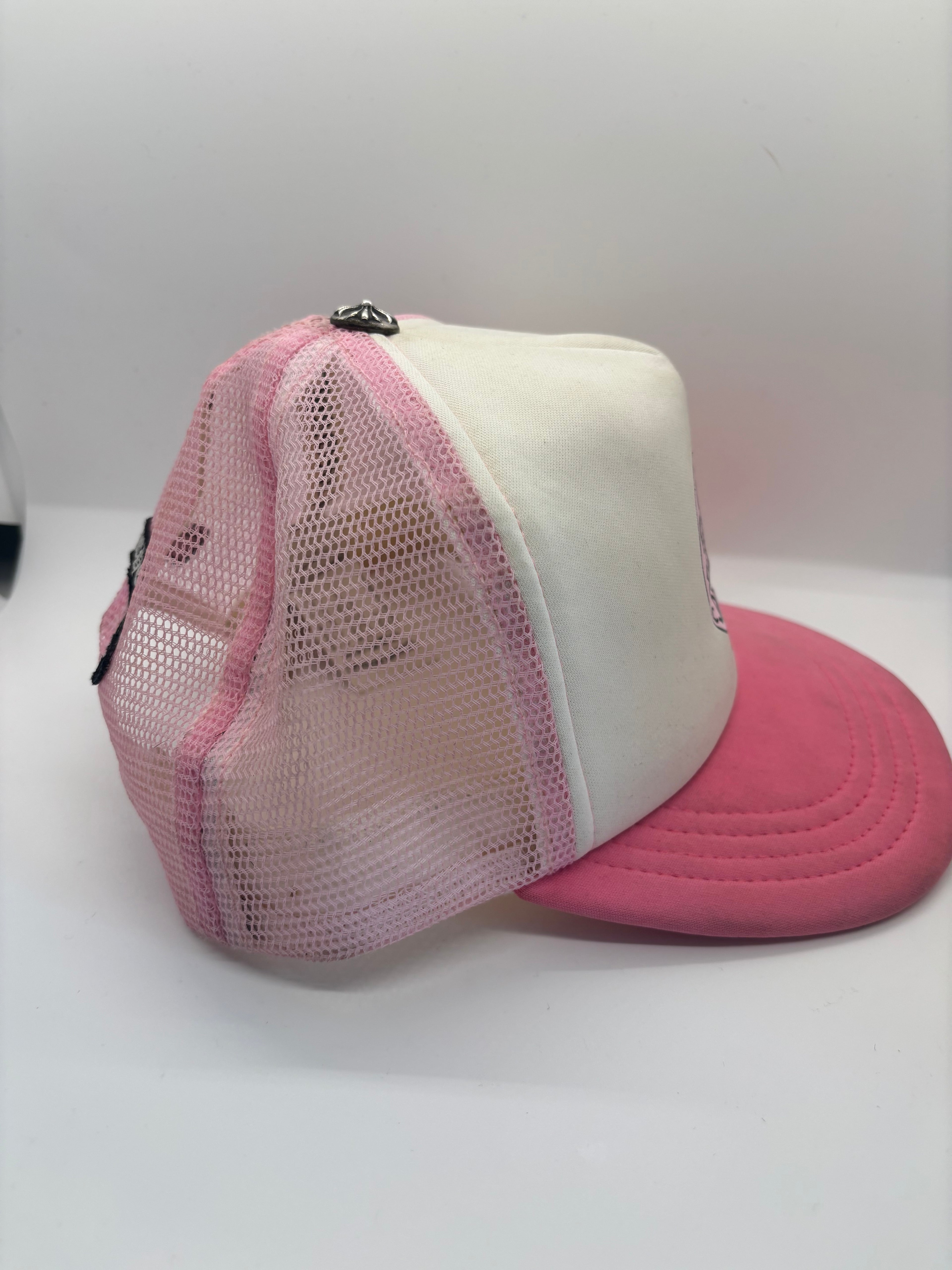 Chrome Hearts Pink Trucker Hat