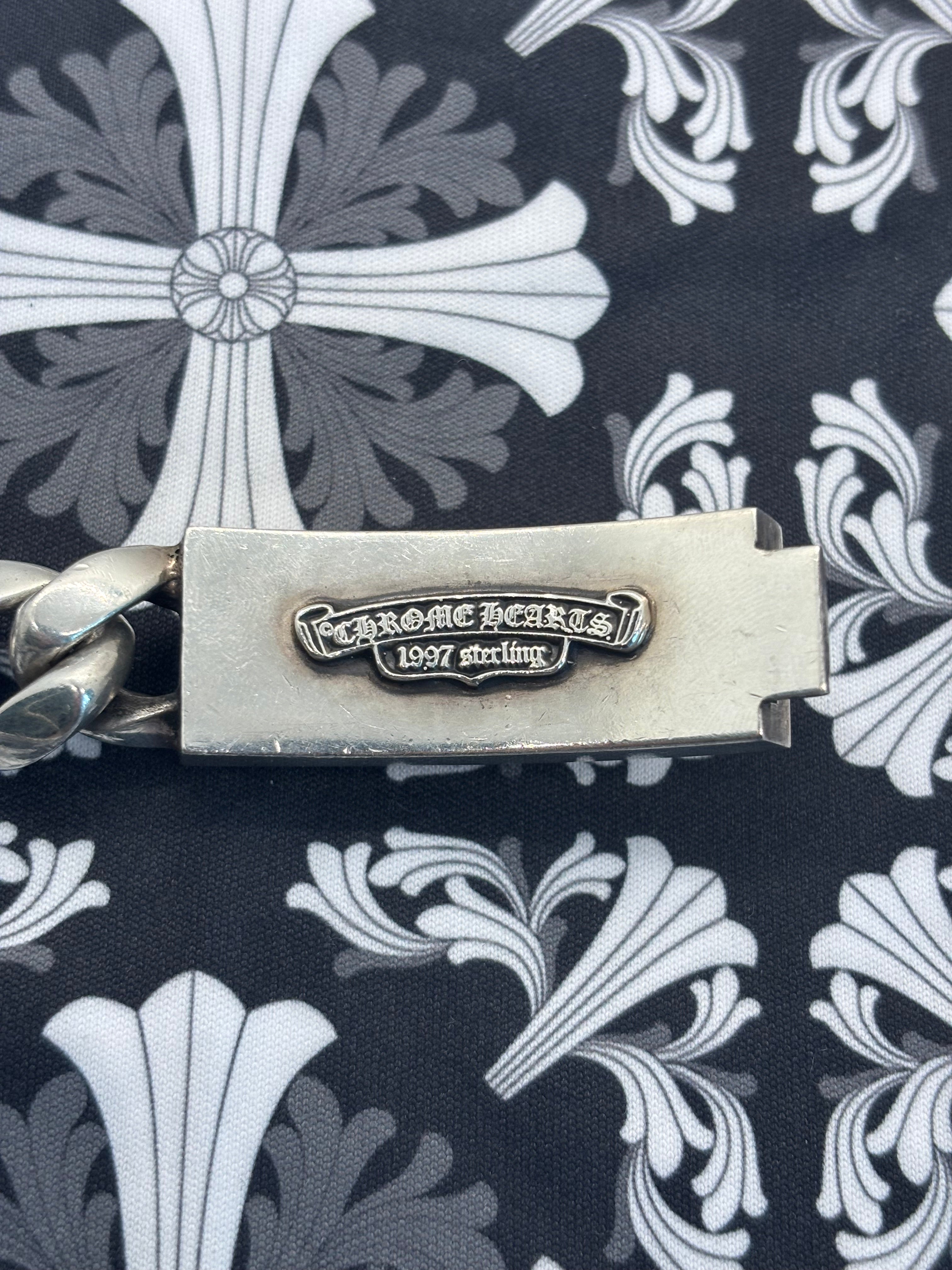 Chrome Hearts Floral ID Bracelet