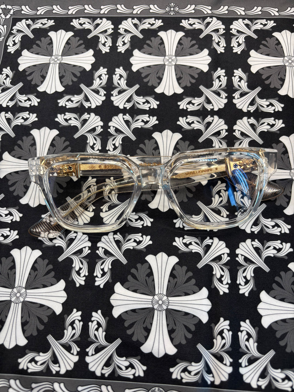 Chrome Hearts Vagillionaire ii Crystal frames