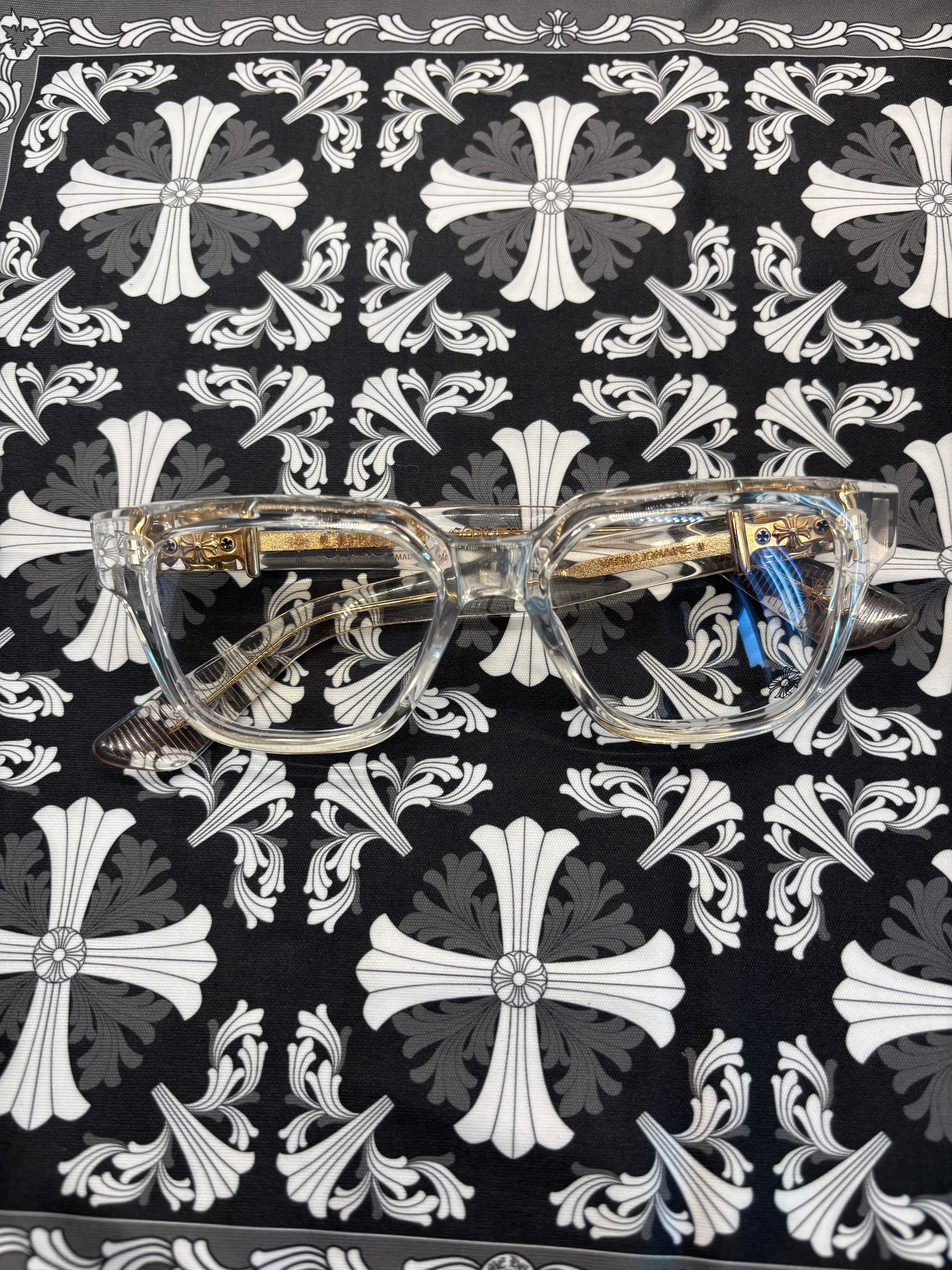 Chrome Hearts Vagillionaire ii Crystal frames