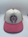 Chrome Hearts Pink Trucker Hat