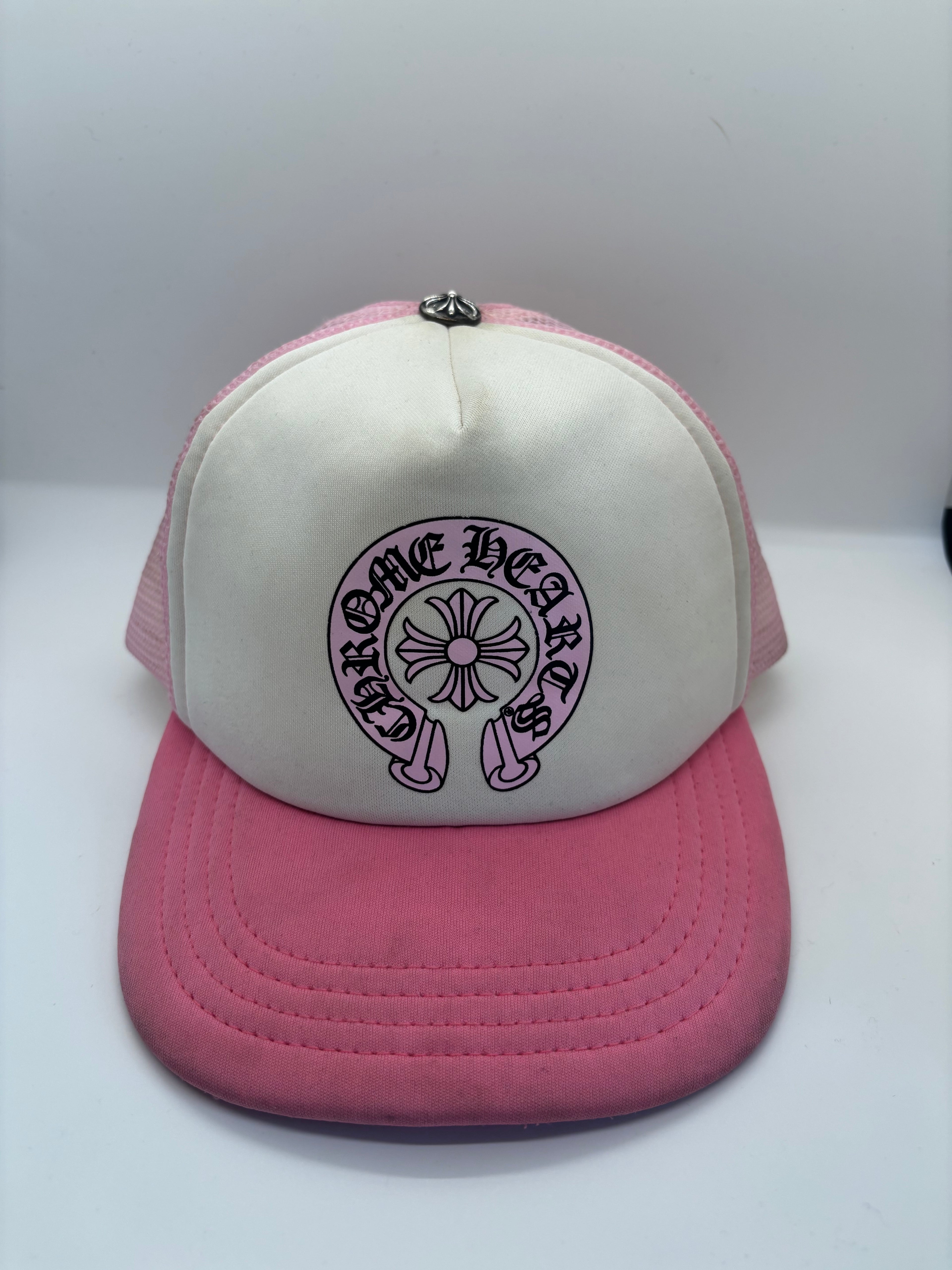 Chrome Hearts Pink Trucker Hat