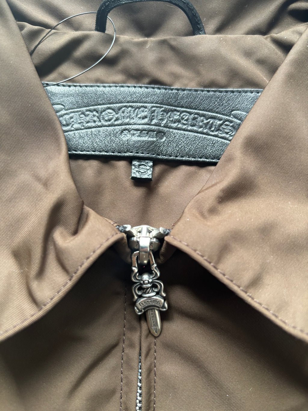 Chrome Hearts Brown Nylon Carpenter Jacket