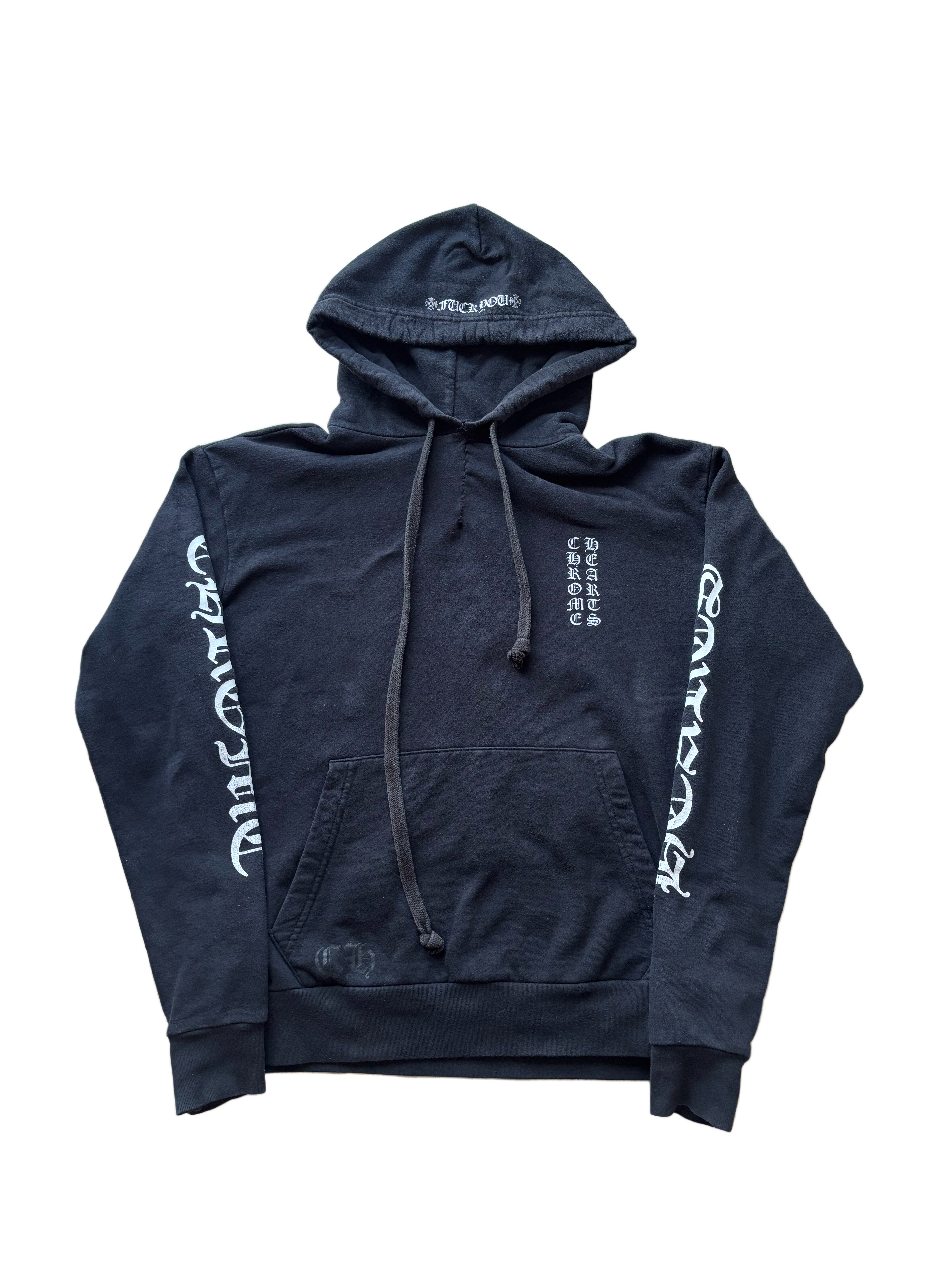 Chrome Hearts Vertical Logo Hoodie