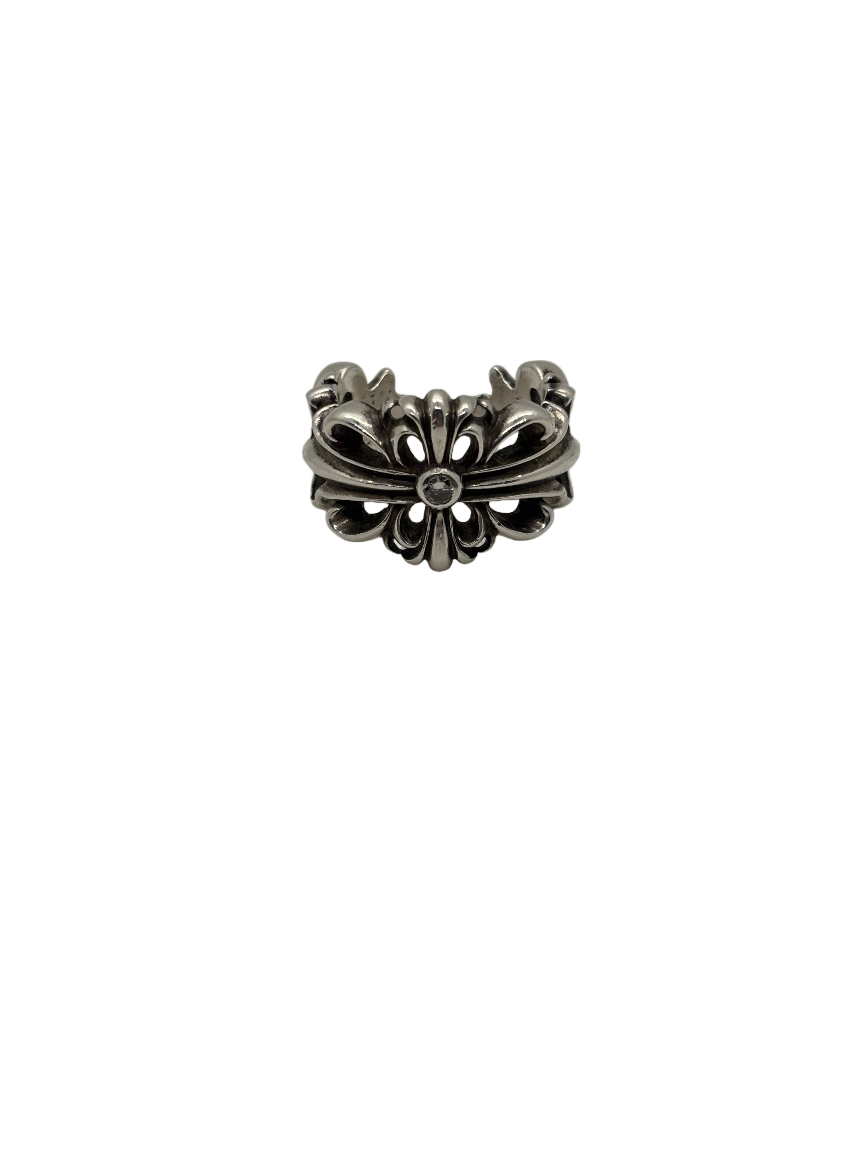 Chrome Hearts Double Floral Ring