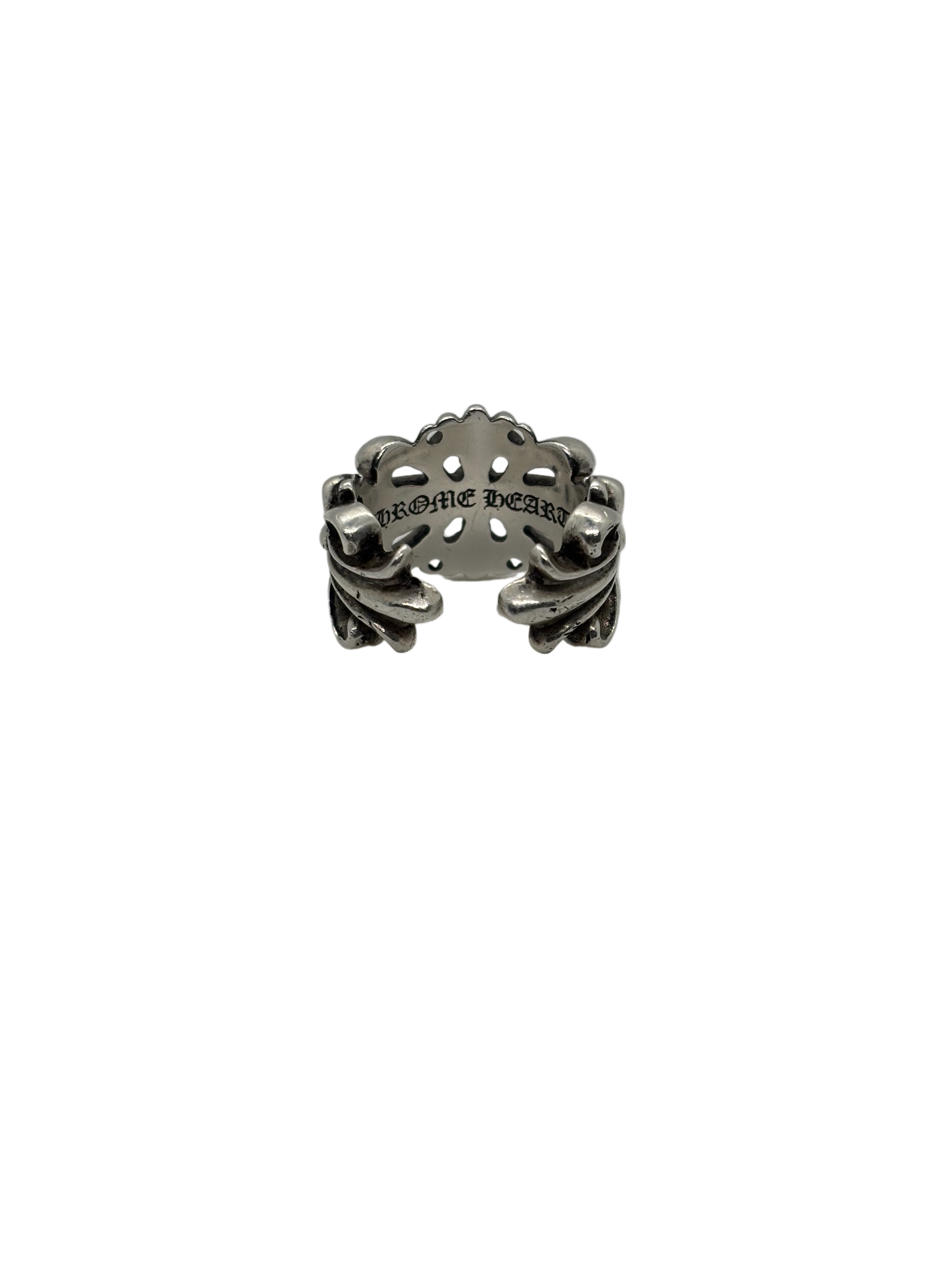 Chrome Hearts Double Floral Ring