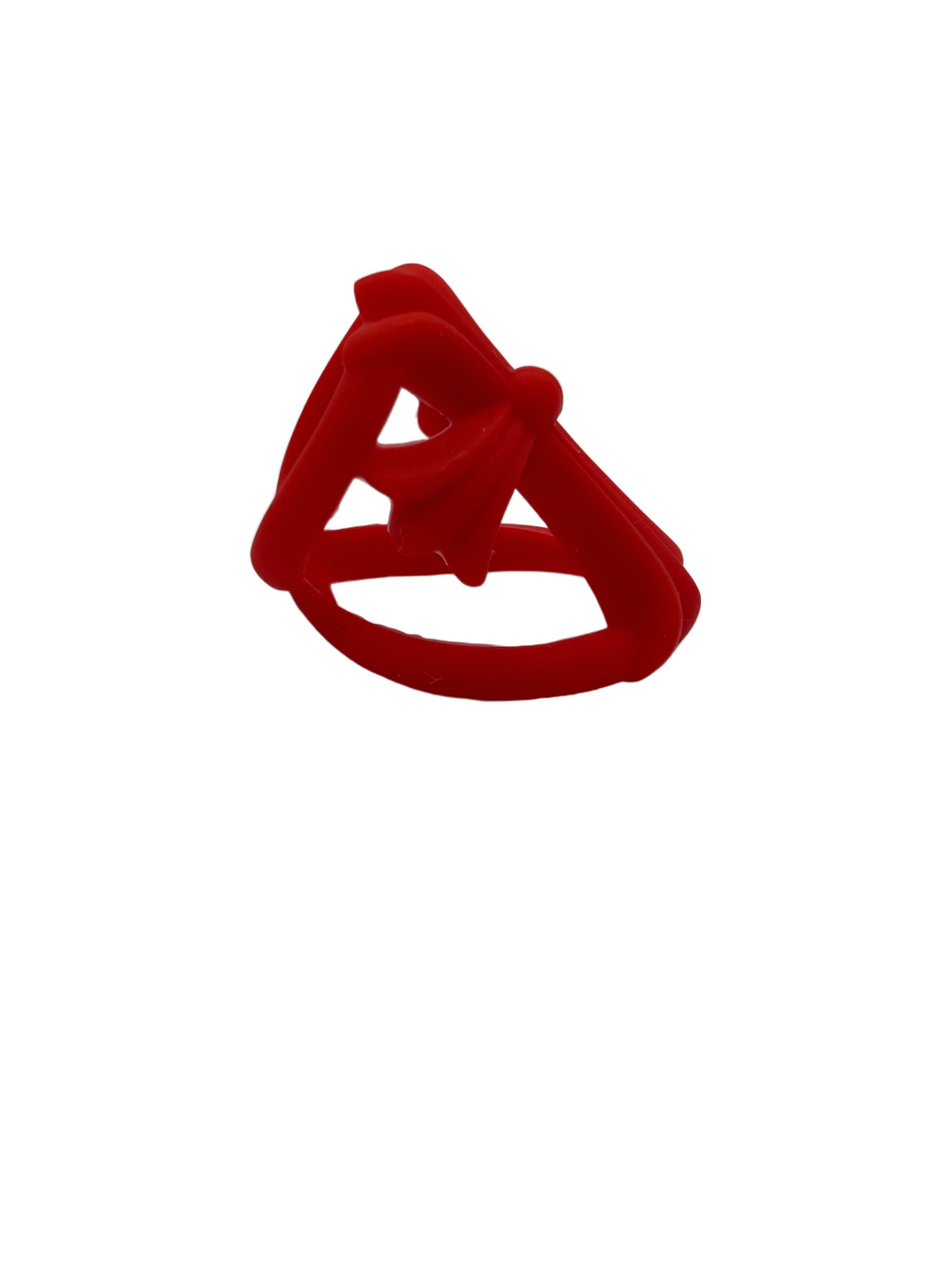 Chrome Hearts Red Silicone Infinity Ring