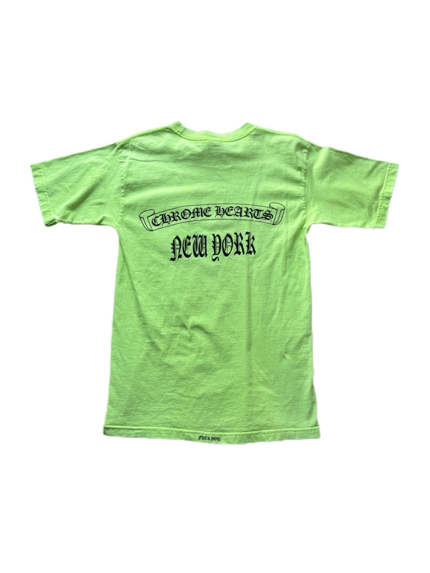 Chrome Hearts Neon NY Scroll Tee