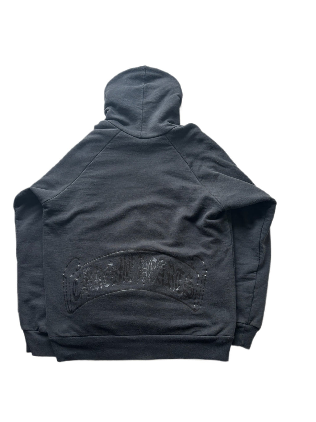 Vintage Chrome Hearts Black on Black Thermal Hoodie