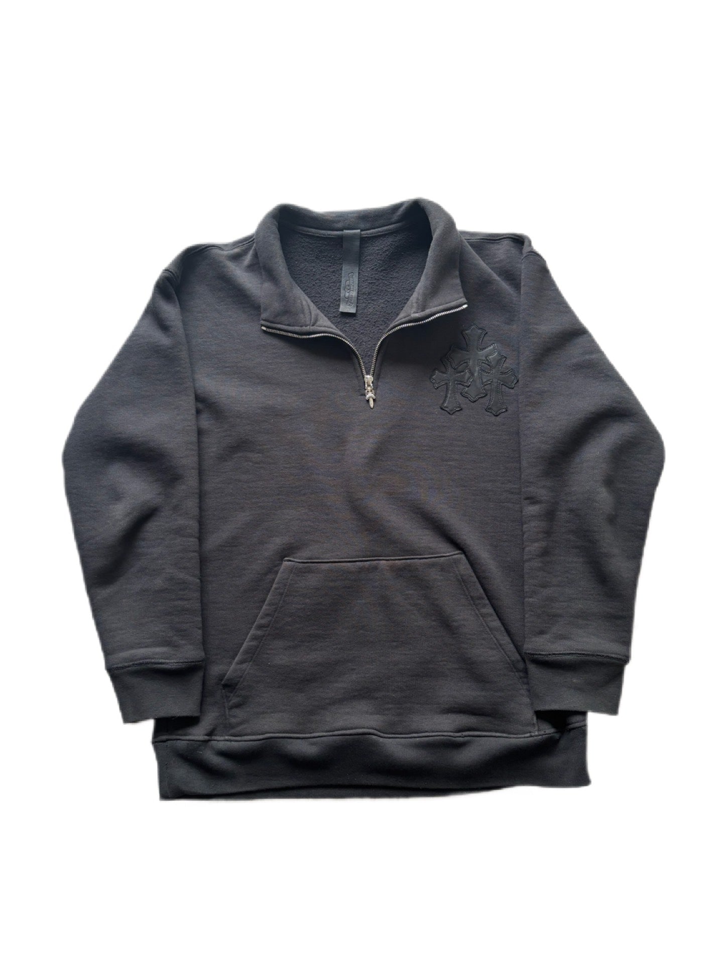 Chrome Hearts Black Paperjam Quarter Zip