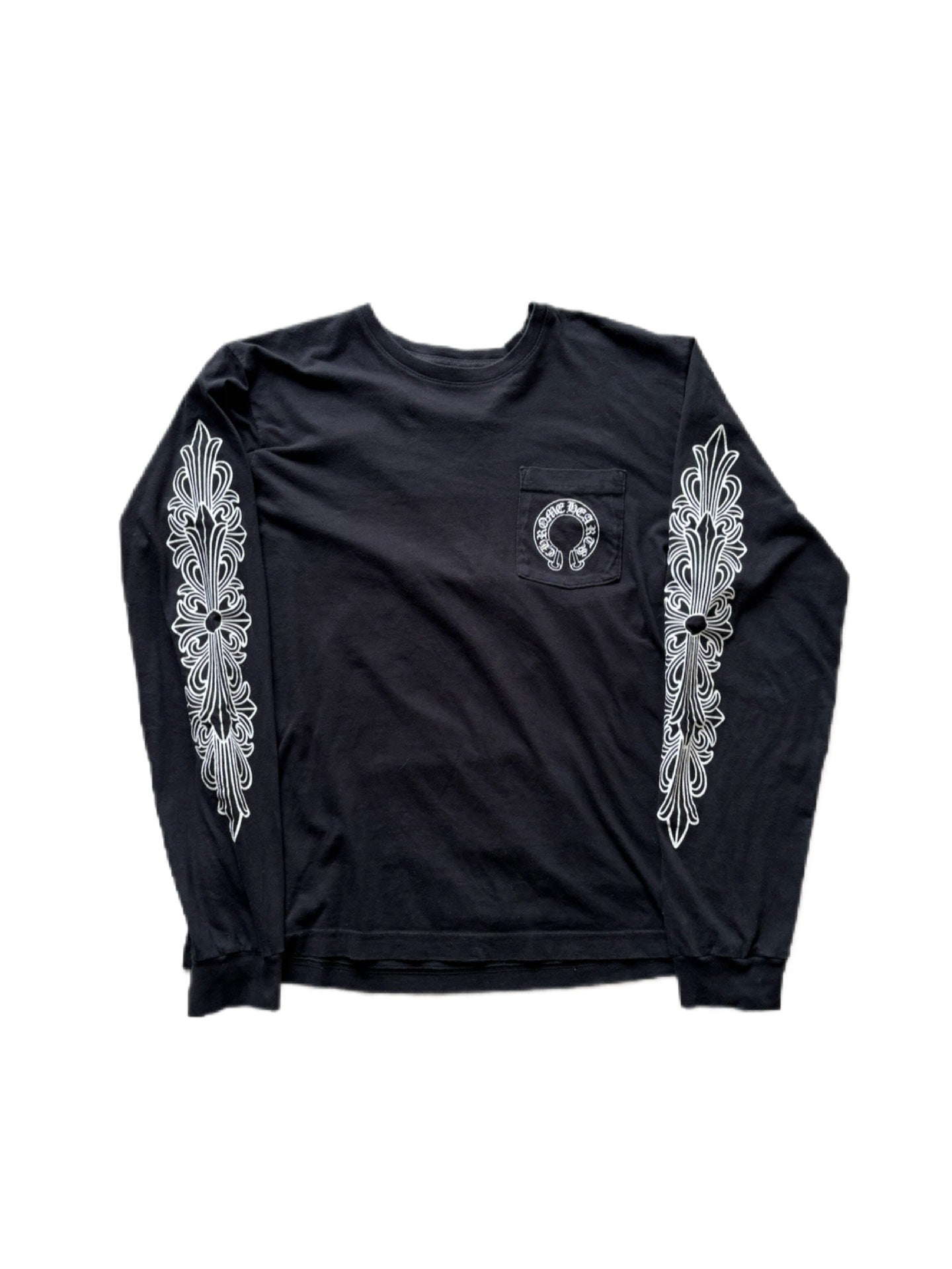 Chrome Hearts Floral Long Sleeve Tee Shirt