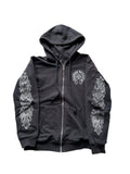 Chrome Hearts New York Thermal Zip Up Hoodie