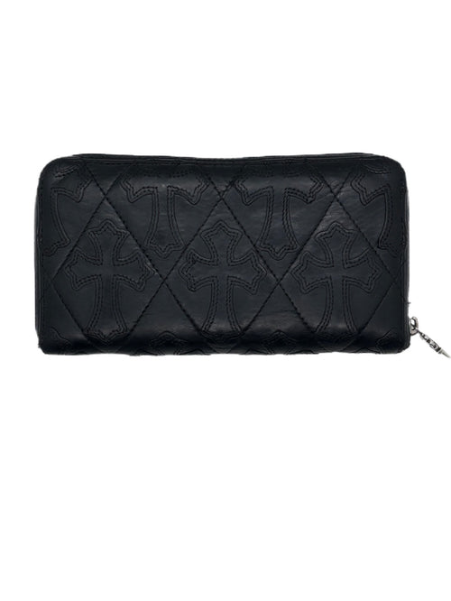 Chrome Hearts Black Cemetery Patch Wallet