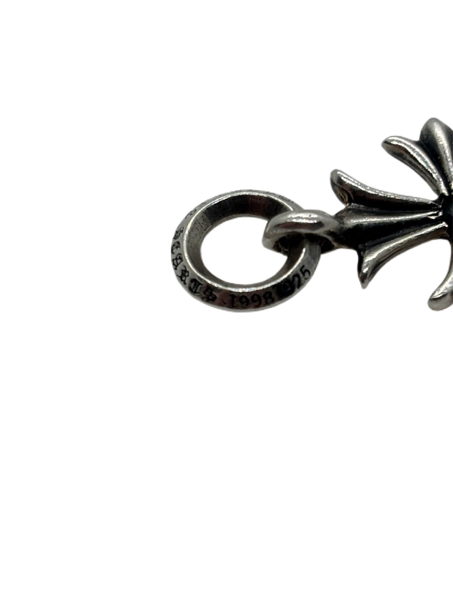 Chrome Hearts Saphire Paved Tiny Cross