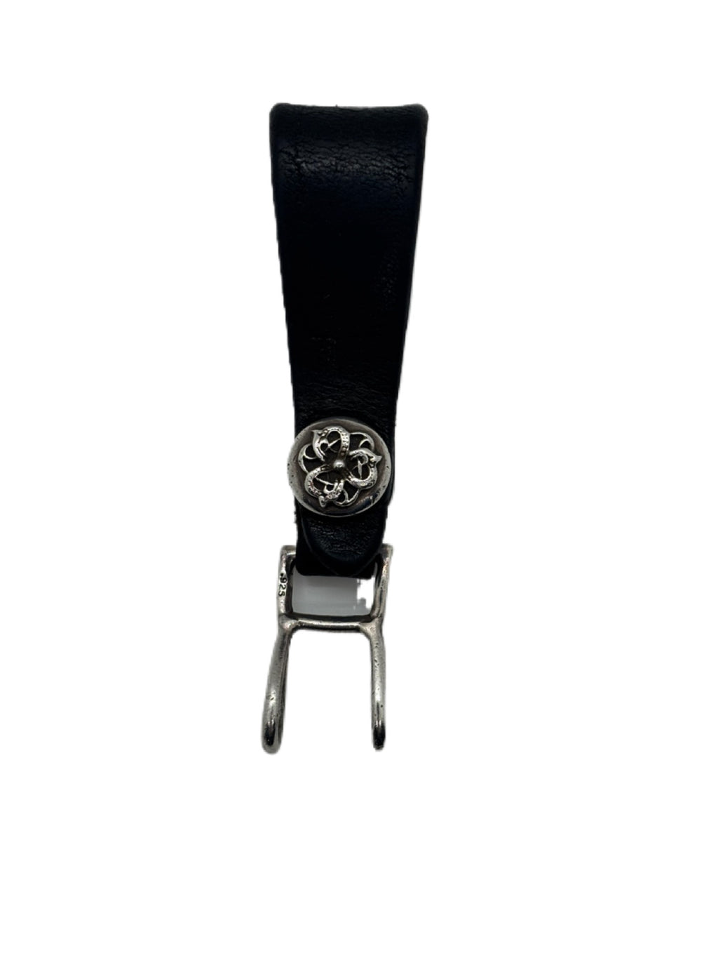 Chrome Hearts Celtic Ball Leather Belt Loop