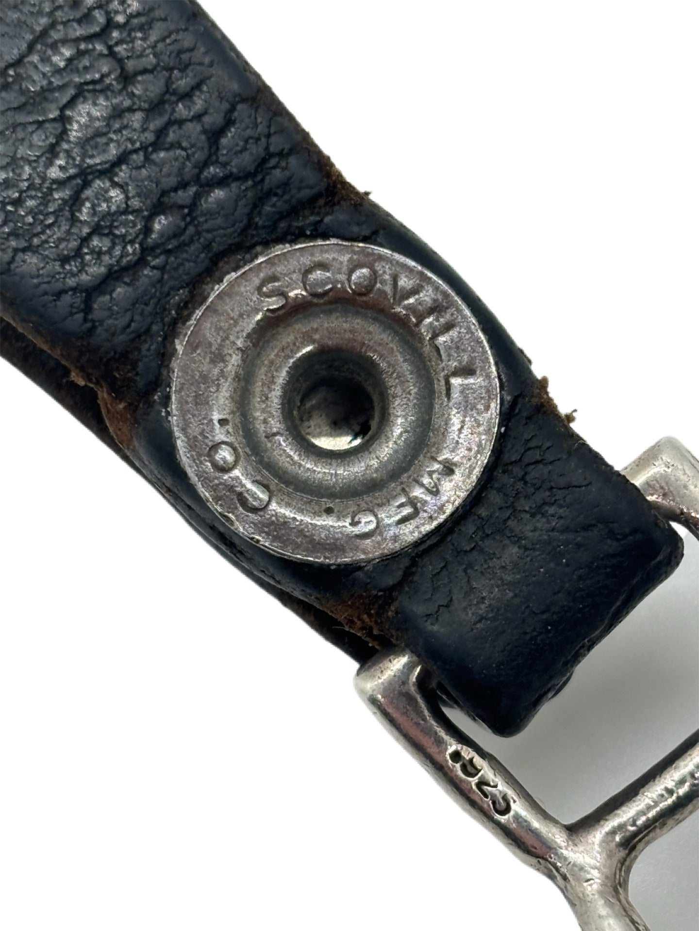 Chrome Hearts Celtic Ball Leather Belt Loop