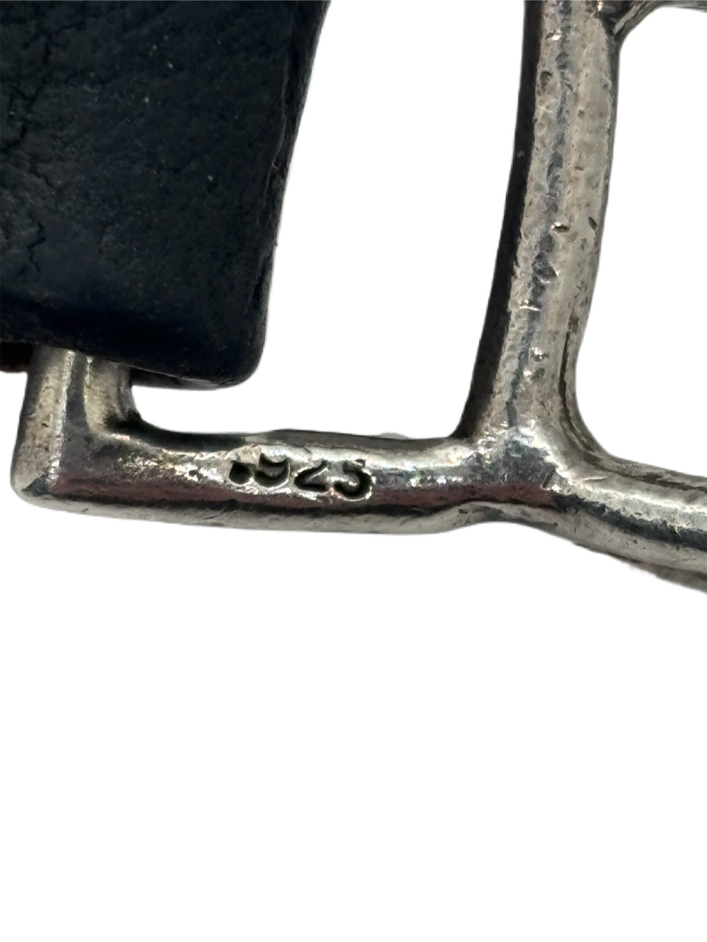 Chrome Hearts Celtic Ball Leather Belt Loop