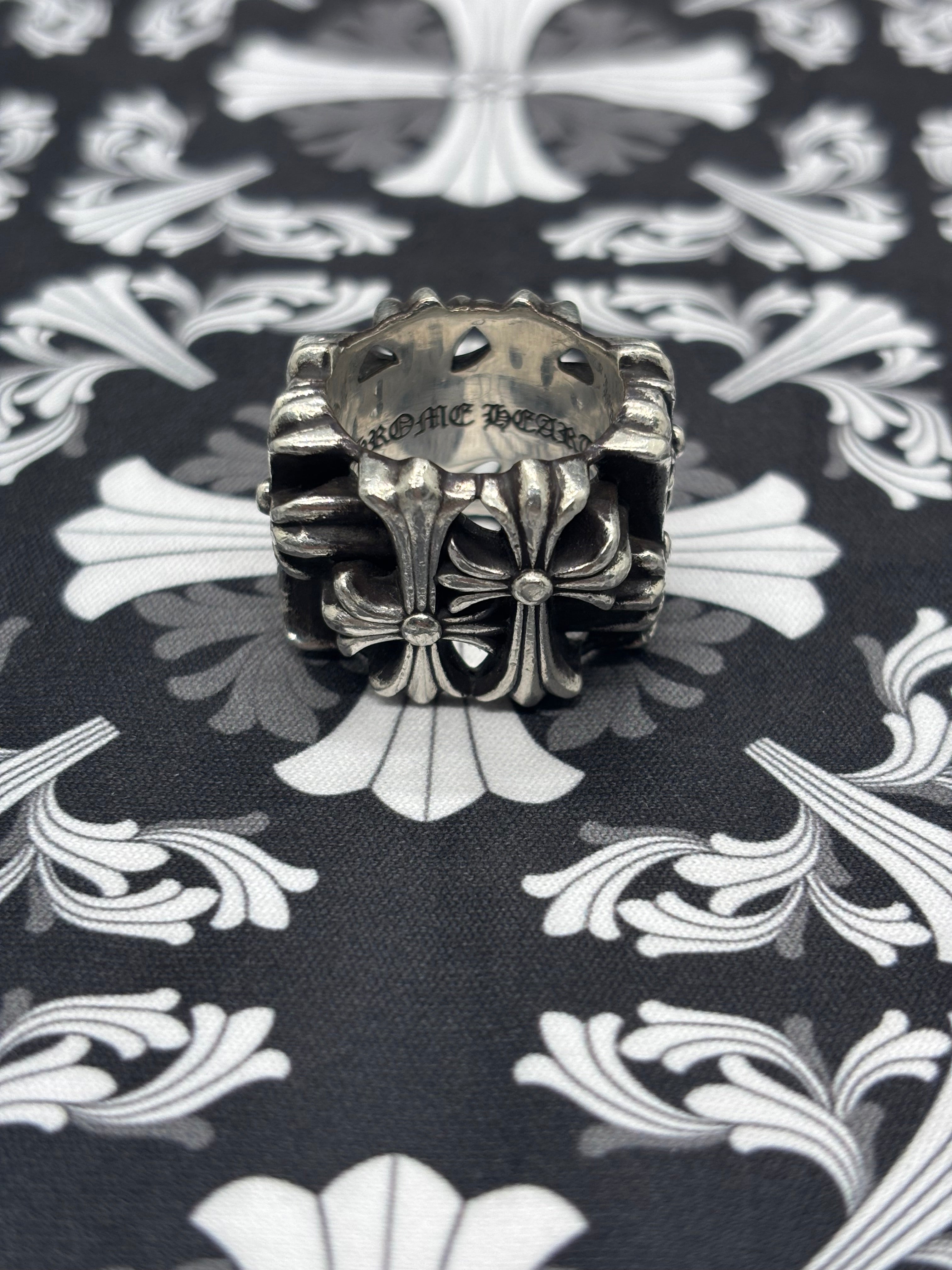 Chrome Hearts Square Cemetery Ring