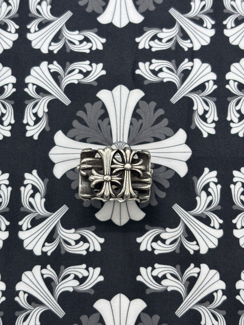 Chrome Hearts Square Cemetery Ring