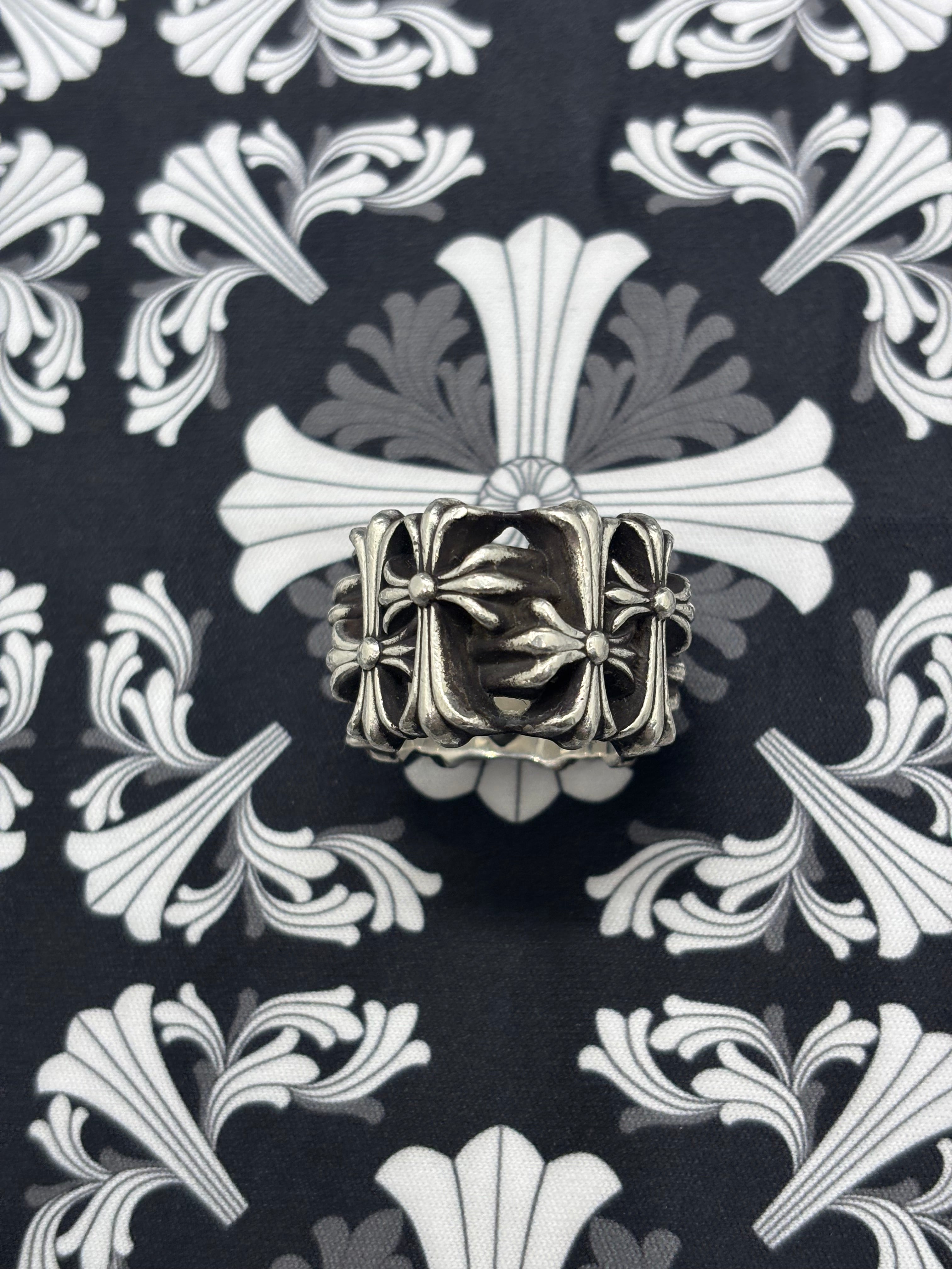 Chrome Hearts Square Cemetery Ring