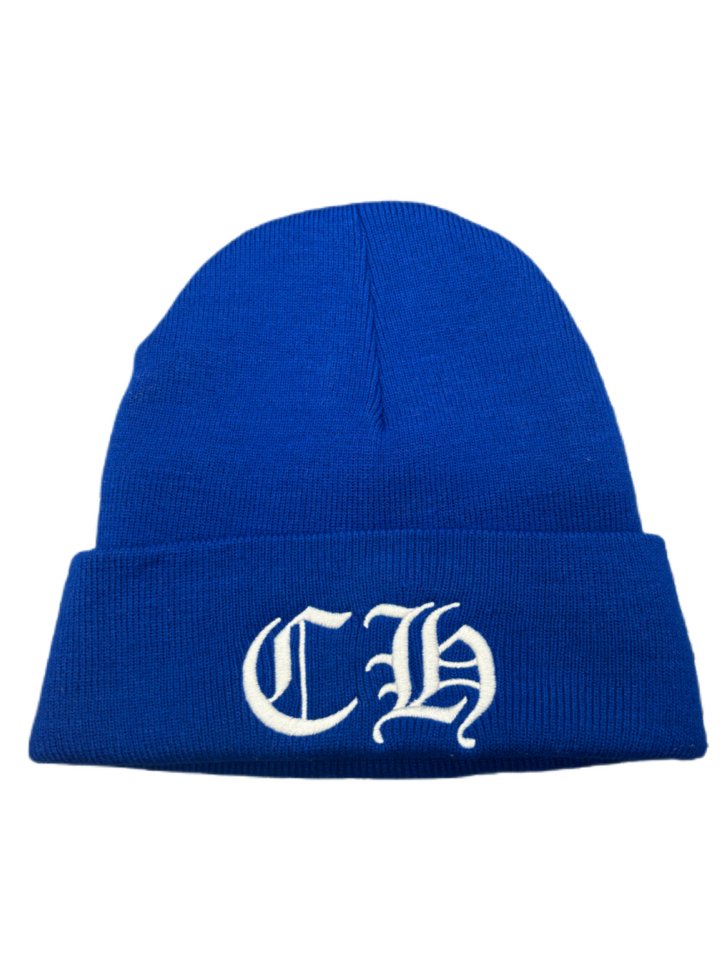 Chrome Hearts Blue Logo Beanie