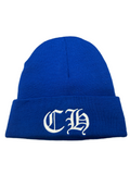 Chrome Hearts Blue Logo Beanie